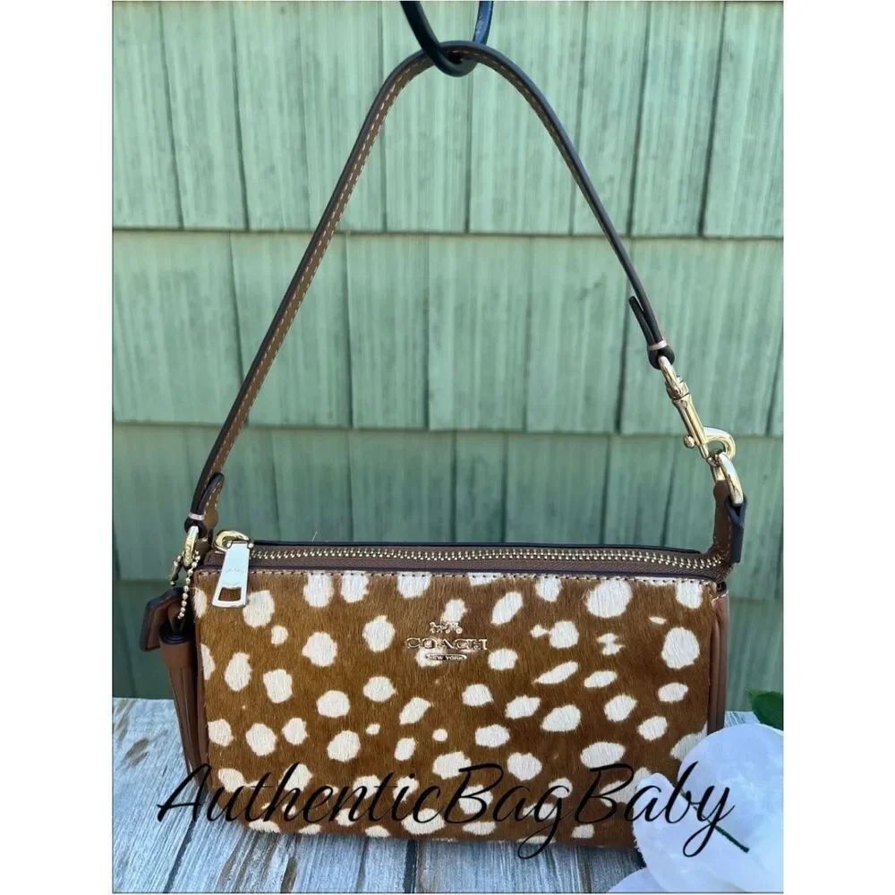 Coach Nolita 19 With Deer Print Bag Purse